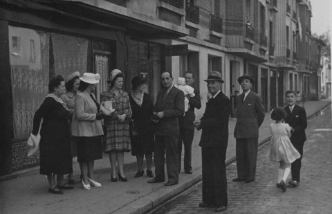 La rue Rémy de Gourmont en 1947