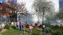 Jardin à l'ouverture