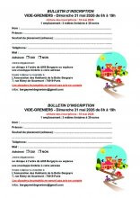 Bulletin d'inscription