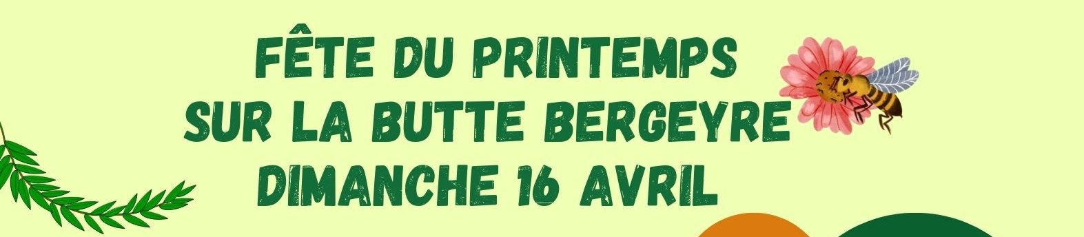 Affiche de la fête du printemps 2023