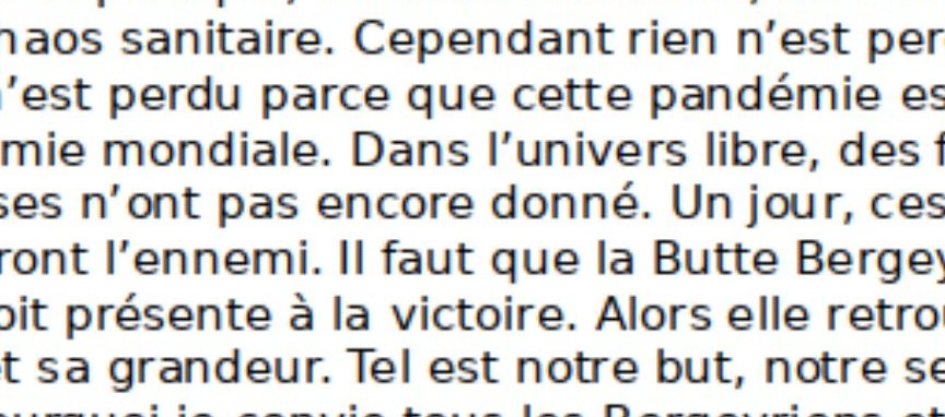 Appel de la Commune libre de la Butte Bergeyre