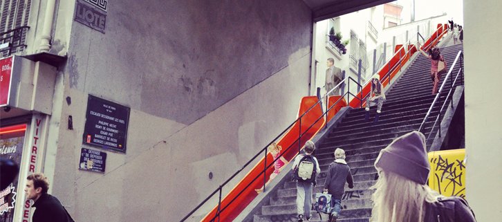 Projet de réaménagement des escaliers par le collectif 1week1project. Projet de réaménagement des escaliers par le collectif 1week1project.