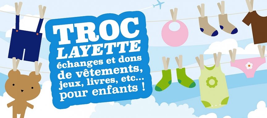 Troc Layette à l'Utopicerie le 11 novembre 2015