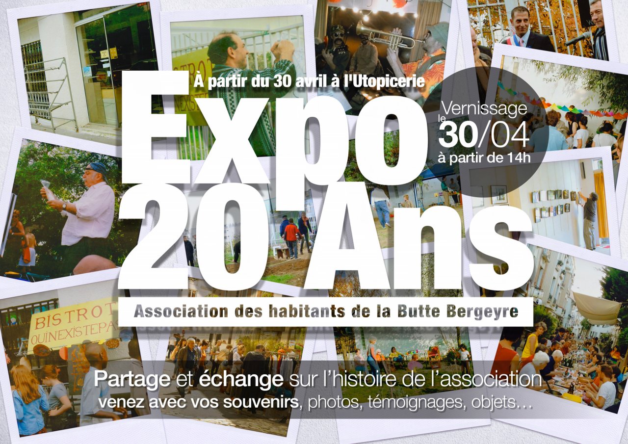 Affiche Expo 20 ans AHBB