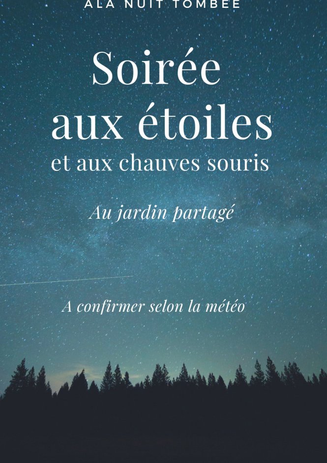 Soirée aux étoiles 7 sept. 